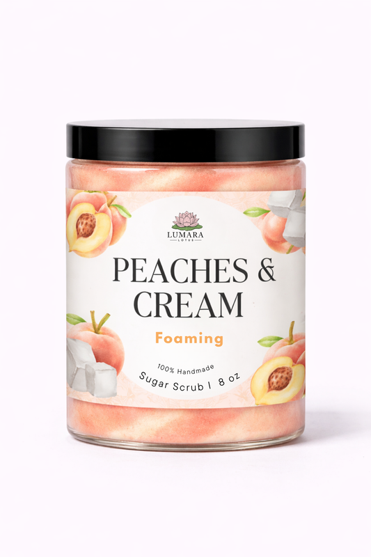 Peaches & Cream Foaming Scrub