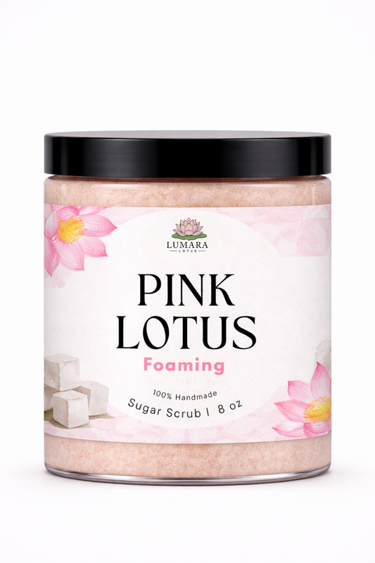 Pink Lotus Foaming Scrub