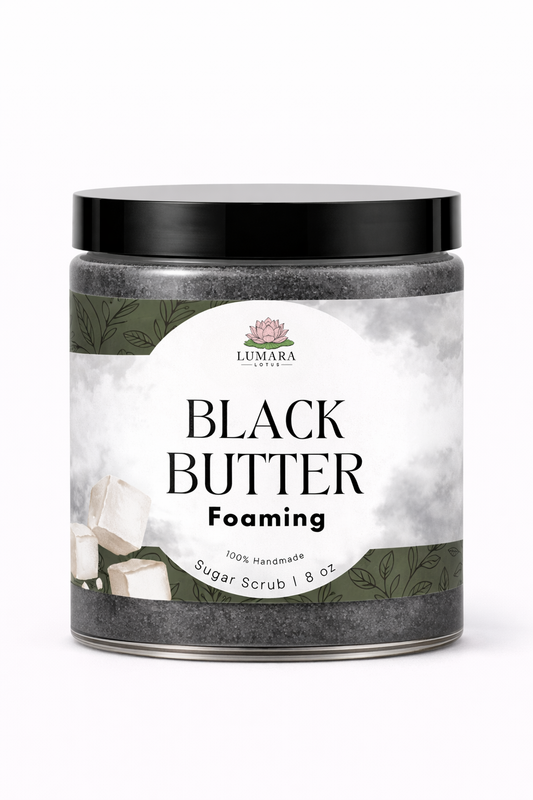 Black Butter Foaming Scrub
