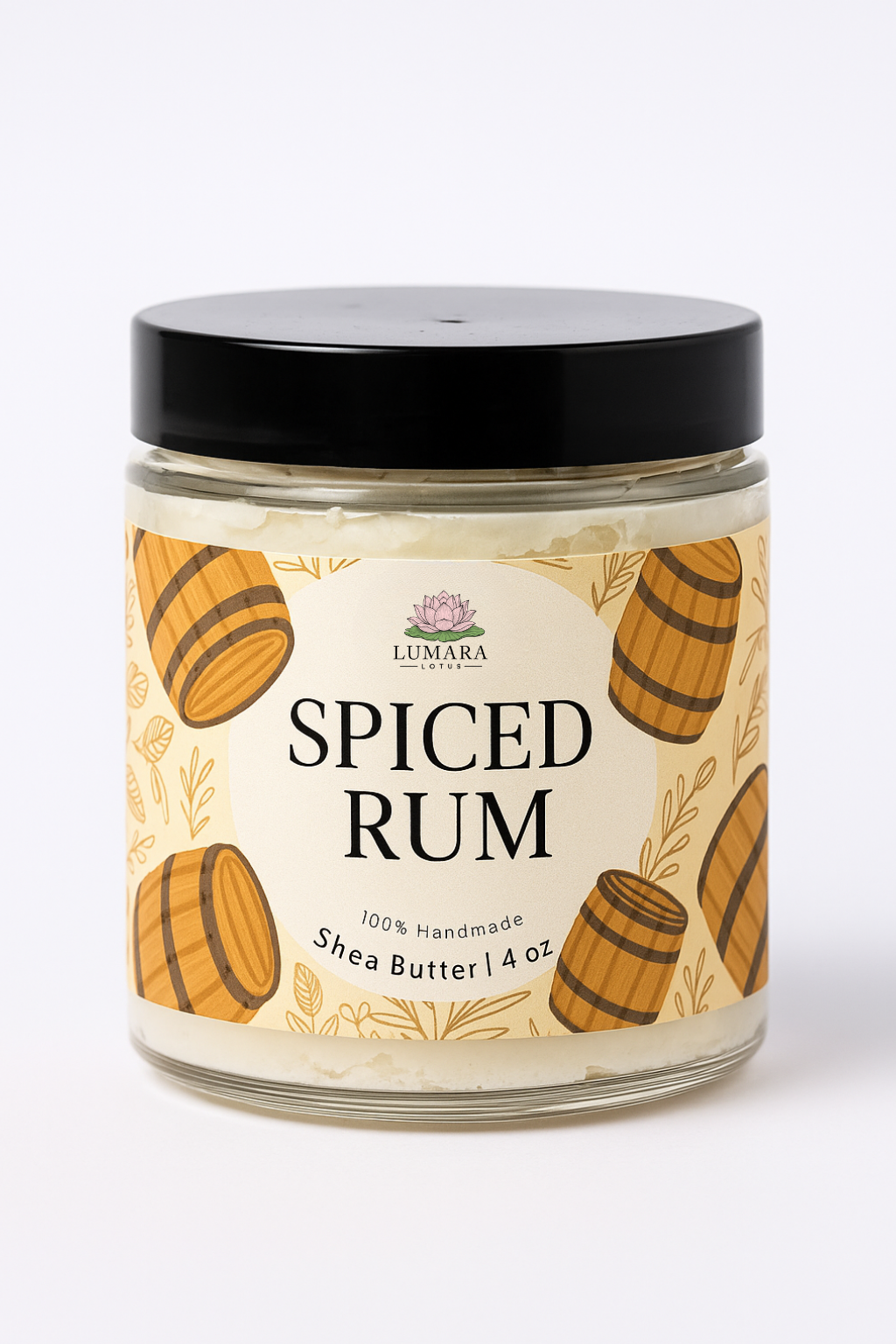 Spiced Rum Whipped Shea Butter