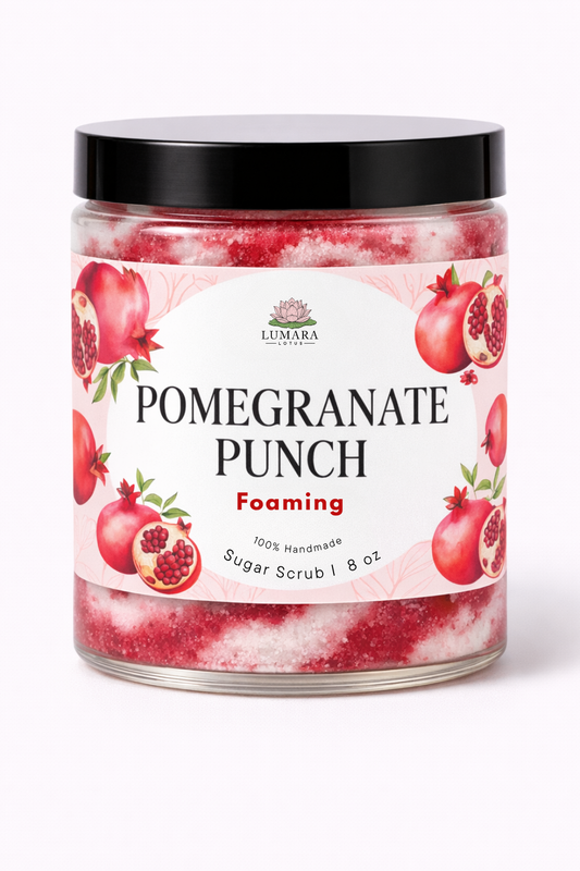 Pomegranate Punch Foaming Scrub